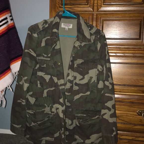 Ecote Jackets & Blazers - Camo utility jacket